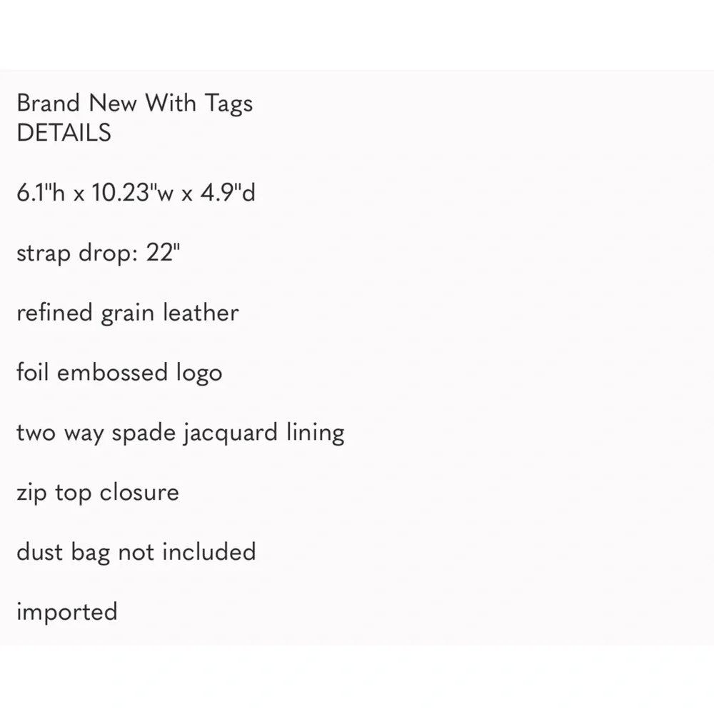 Authentic Kate Spade Polar Bear Leather Bag - Picture 11 of 11